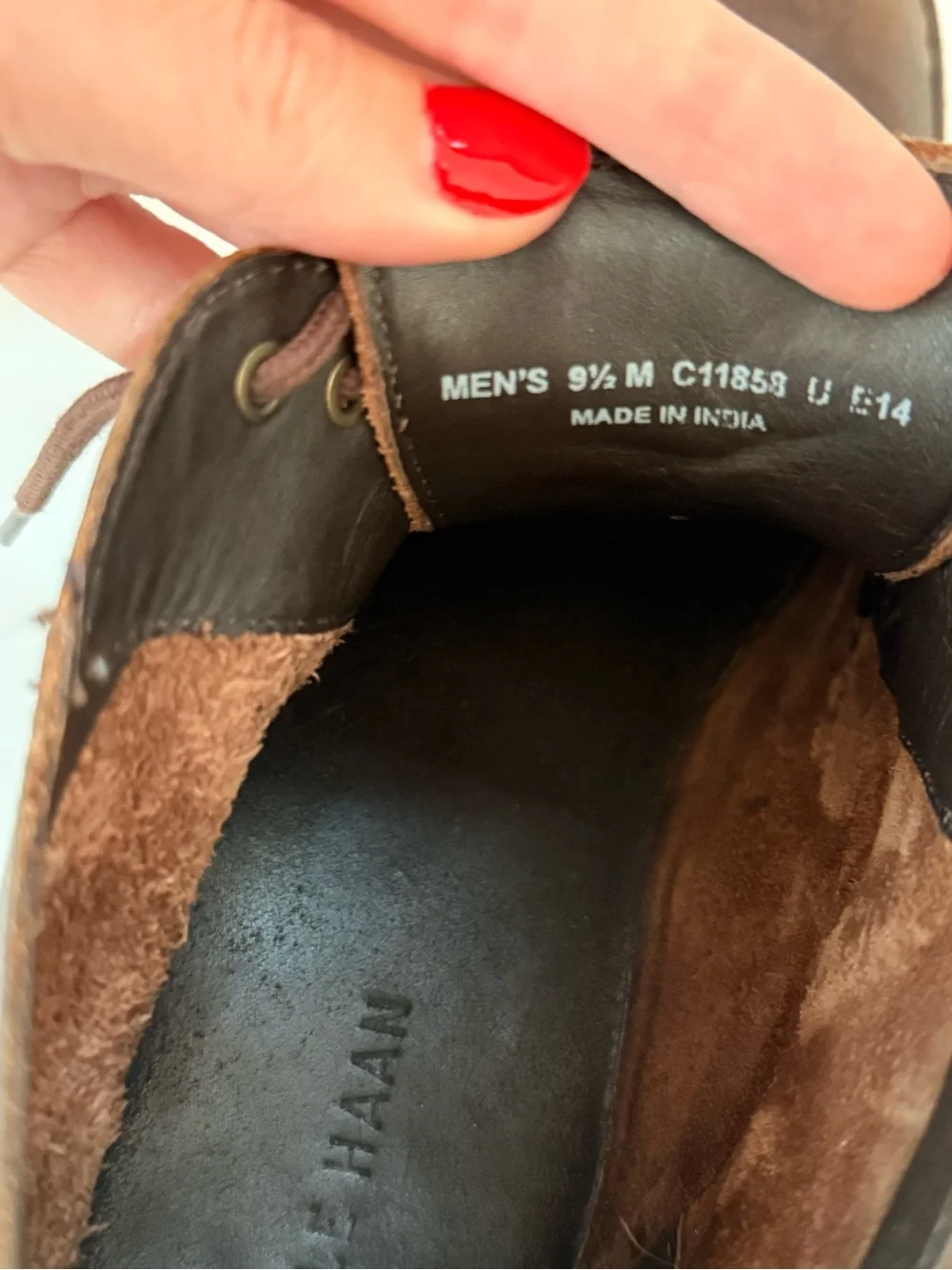 Cole Haan Brown Leather Chukka Boots